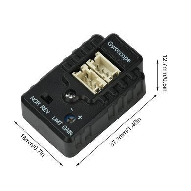 Полетный стабилизатор GY-01 2-Axis Gyro Sensor Module, для самолетов с фиксированным крылом, RC моделей