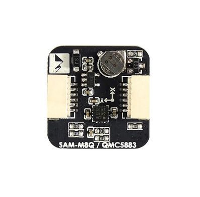GPS модуль для дрона Matek Systems M8Q-5883 GNSS, 20X20X10mm, 7 грам, компас QMC5883