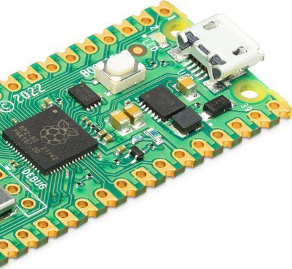 Плата разработки Raspberry Pi Pico W 2MB, RP2040 133MHz+CYW434 2.4GHz Wi-Fi, поддержка MicroPython/C++ для IoT