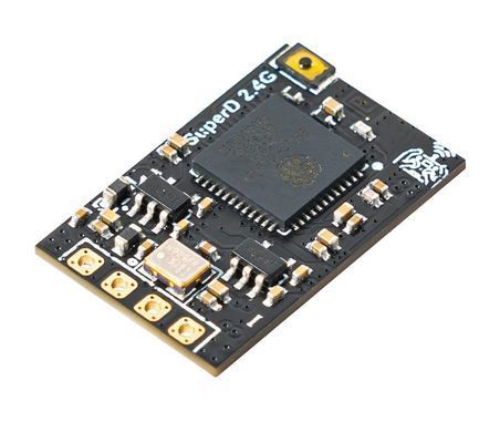 Приймач керування ELRS 2.4GHz BetaFPV SuperD Diversity + 2х Т-антени, для FPV дронів