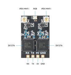 Приемник управления ELRS 915MHz BetaFPV SuperD RX + 2х Т-антенны, для FPV дронов