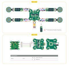 Контролер розведення живлення iFlight BLITZ PDB 4-6S, 330A/55A with BEC 5V/3A 12V/2A