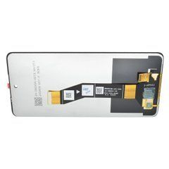 Дисплей Motorola Moto G24 XT2423 модуль в сборе с тачскрином, черный, High Copy, без рамки