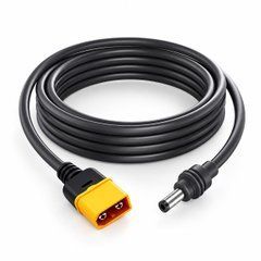Кабель питания XT60 Male-DC 5,5&times;2,1 мм для Starlink Mini, 1 м, с водозащищенным штекером