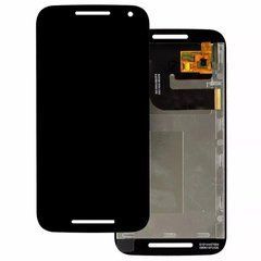 Дисплей Motorola XT1540 Moto G3 (3nd Gen) модуль в зборі з тачскрином, чорний, High Copy, без рамки