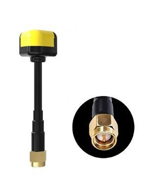 Антена RHCP 5.8G Runcam Speedybee 67mm 2.8Dbi, SMA-Male прямий, чорна, для FPV дронів