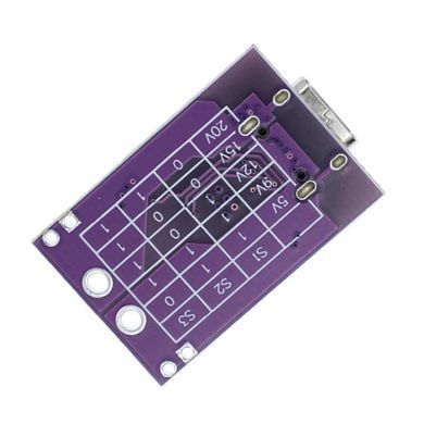 Тригер PD/QC TENSTAR CH224K з перемикачем 5V/9V/12V/15V/20V, плата живлення USB-C, для DIY-проєктів