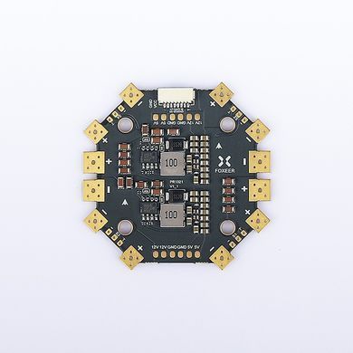 Контролер розведення живлення Foxeer PDB400 8S, 400A PDB Dual Battery Pad 12 Hubs