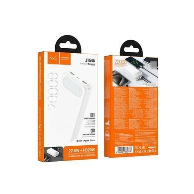 Павербанк Hoco J154A 20000mAh PD20W, 22.W, внешний аккумулятор, батарея, УМБ, power bank