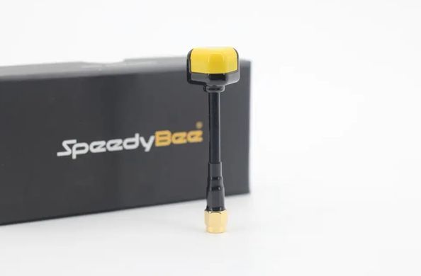 Антена RHCP 5.8G Runcam Speedybee 67mm 2.8Dbi, SMA-Male прямий, чорна, для FPV дронів