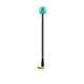 Антенна 5.8G RHCP FOXEER Lolipop V4+ Plus 150mm 2.6Dbi, SMA-Male угловой, голубая, для FPV дронов