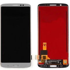 Дисплей Motorola Moto G6 Plus XT1926 модуль в зборі з тачскріном, сірий, High Copy, без рамки