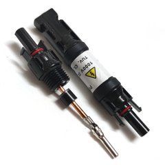 Коннектор MC4 с блокировочным диодом 30A 1000V DC, PV IP67, для солнечных панелей