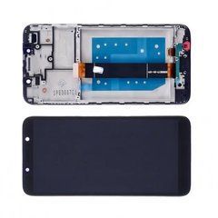 Дисплей Huawei Y5P 2020 модуль в сборе с тачскрином, черный, с рамкой, HC, High Copy, с рамкой