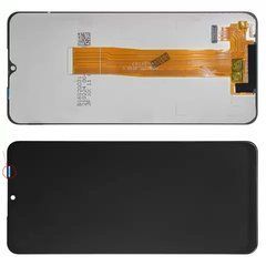 Дисплей Samsung M127 Galaxy M12 модуль в сборе с тачскрином, черный, Original PRC, Original PRC, без рамки