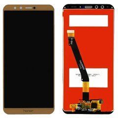 Дисплей Huawei Honor 9 Lite модуль в сборе с тачскрином, золотистый, High Copy, без рамки