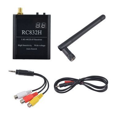 Відеоприймач VRX 5.8Ghz RC832H 48CH, вбудований автопошук