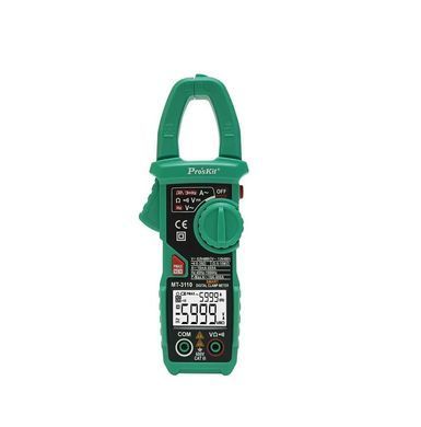 Кліщі струмовимірювальні Pro'sKit MT-3110, AC 600A, AC/DC 600V, NCV, вимірювання опору та частоти, подвійний дисплей