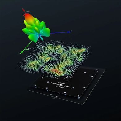 Антена 6.5G RHCP Broadband Maple Wireless 20Dbi, SMA-Female, патч спрямована, для FPV дронів