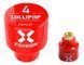 Антена 5.8G RHCP FOXEER Lollipop 4 Stubby 2.6Dbi, SMA-Male, всеспрямована, червона