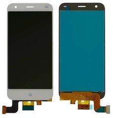 Дисплей ZTE Blade S6 модуль в зборі з тачскріном, білий, без рамки