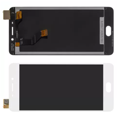 Дисплей Meizu M6 Note модуль в зборі з тачскріном білий, High Copy, без рамки