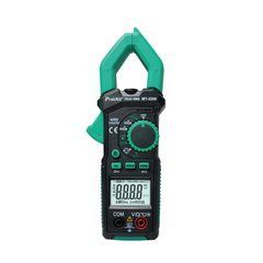 Кліщі струмовимірювальні Pro'sKit MT-3209 True RMS AC/DC до 600A, цифровий мультиметр з NCV, LoZ, VFC, вимірювання температури