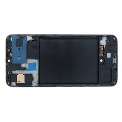 Дисплей Samsung A307 Galaxy A30s модуль в сборе с тачскрином и рамкой, черный, TFT Premium, High Copy, с рамкой