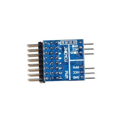 Перетворювач сигналу JHEMCU SPP-SBUS 8CH, двосторонній, 3.3&ndash;20V, SBUS/PPM/PWM для FrSky, FlySky та RC-моделей