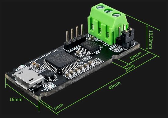 Адаптер USB-CAN CANable Makerbase, неізольований USB to CAN, Type-C, для ПК BMS VESC Klipper XDRIVE