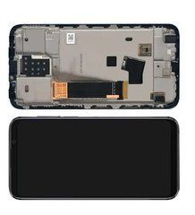 Дисплей Meizu 16X (M872) модуль в зборі з тачскріном і рамкою, Service Original, чорний, Original, з рамкою