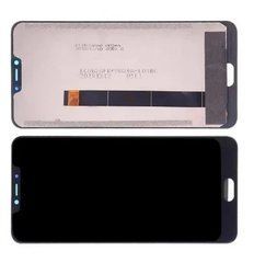 Дисплей Doogee Y7 PLUS модуль в сборе с тачскрином, черный, без рамки
