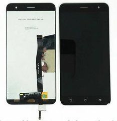 Asus ZE552KL Zenfone 3 дисплей в зборі з тачскріном модуль чорний, Copy, без рамки