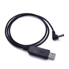 USB кабель з тригером для зарядки рацій Baofeng UV-10R / UV-5R / UV-82 Output 9V/1A 5.5mm, High Copy