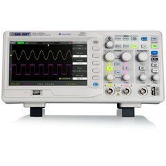 Осциллограф цифровой SIGLENT SDS1052DL+, 2-канальный, полоса пропускания 50Mhz, 7" TFT-дисплей 800&times;480