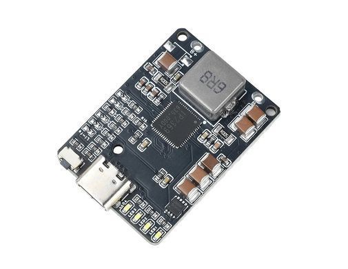 Модуль зарядний IP2369 45W Type-C PD для АКБ 18650 / 21700 2S&ndash;6S, заряд-розряд, Fast Charge